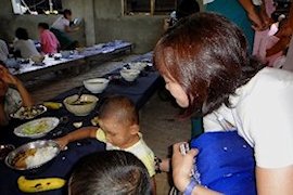 食事のサポート